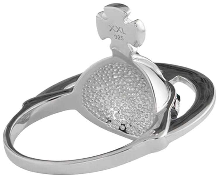 Vivienne Westwood Solid Orb Ring Platinum