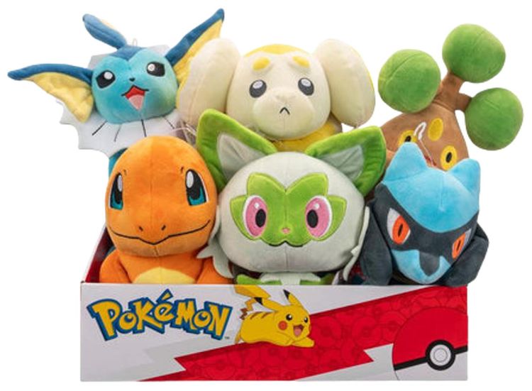 Pokemon 8 Plush Countertop Display Set 2