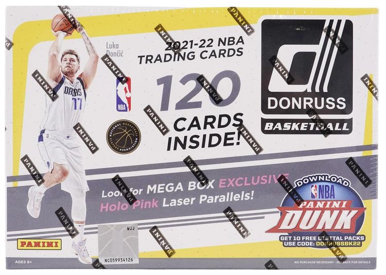 2021 22 Panini Donruss Basketball Mega Box