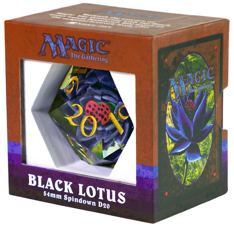 Magic The Gathering Wizards Of The Coast Spindown D20 54mm Black Lotus