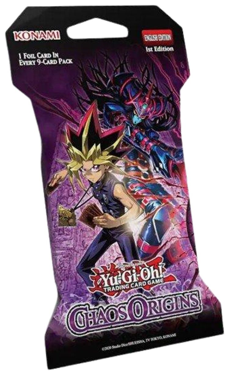 Yu Gi Oh Chaos Origins Sleeved Booster Pack 1st Edition