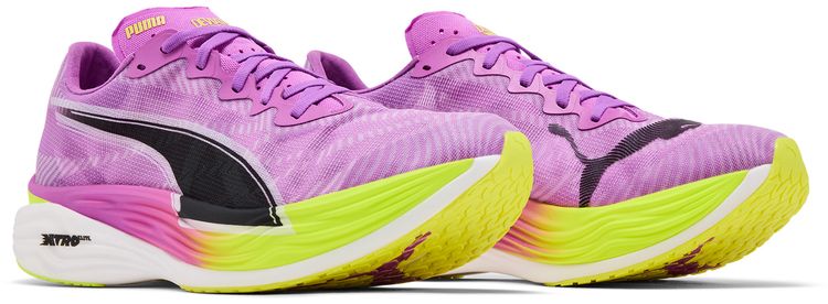 Puma Deviate Nitro Elite 3 Pure Magenta Yellow Alert