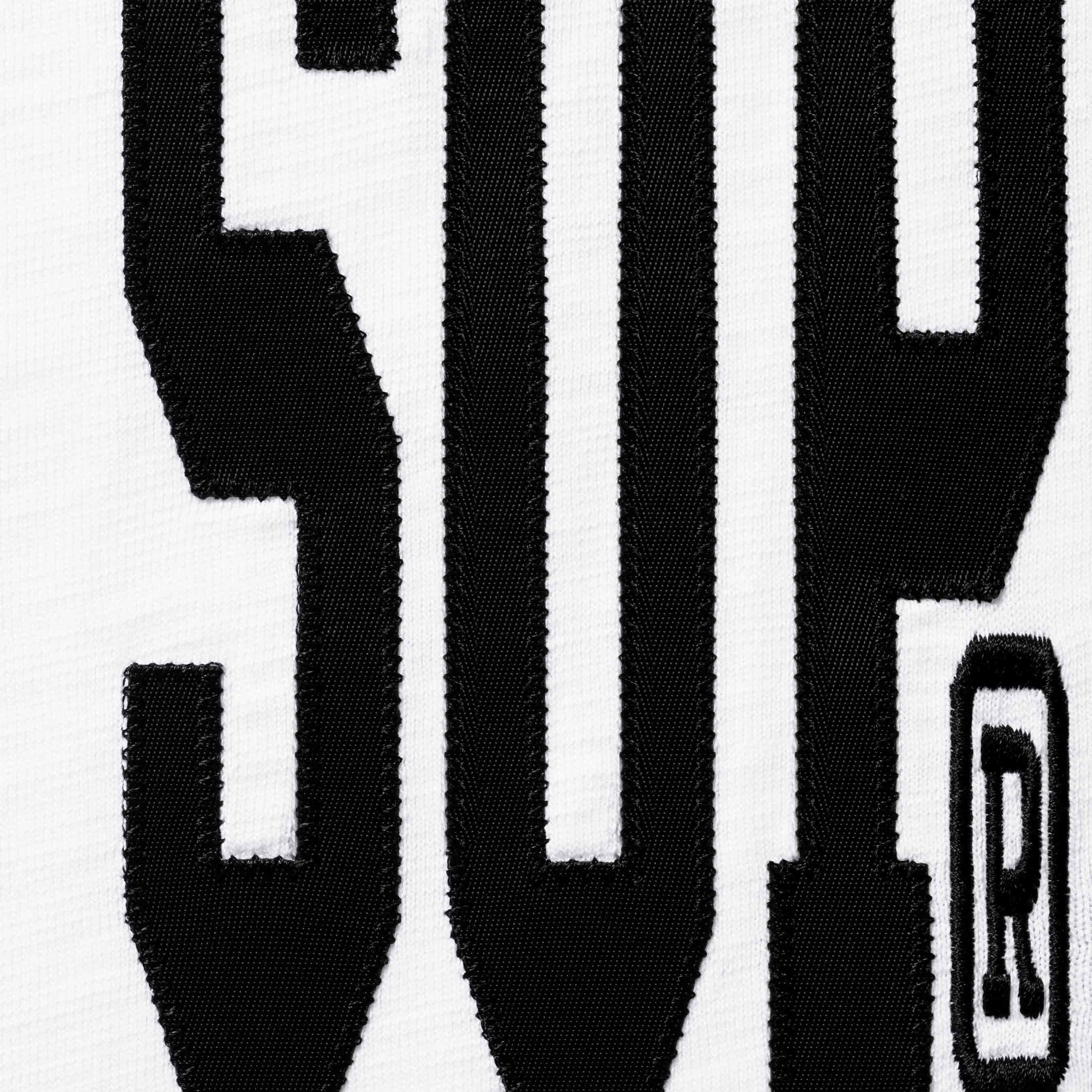 Buy Supreme Stretch Appliqué Short-Sleeve Top 'White' - FW26KN52
