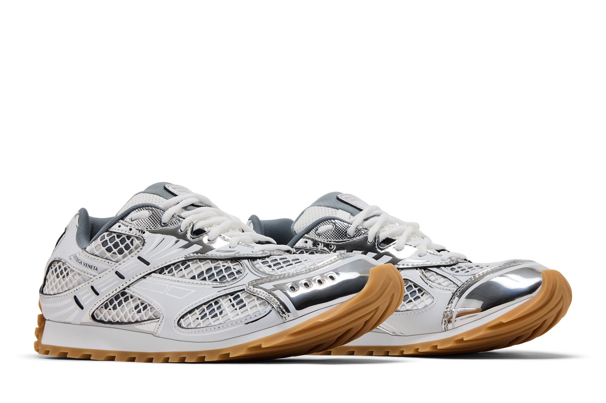 Buy Bottega Veneta Orbit Sneaker 'White Silver' - 741357 V2X40