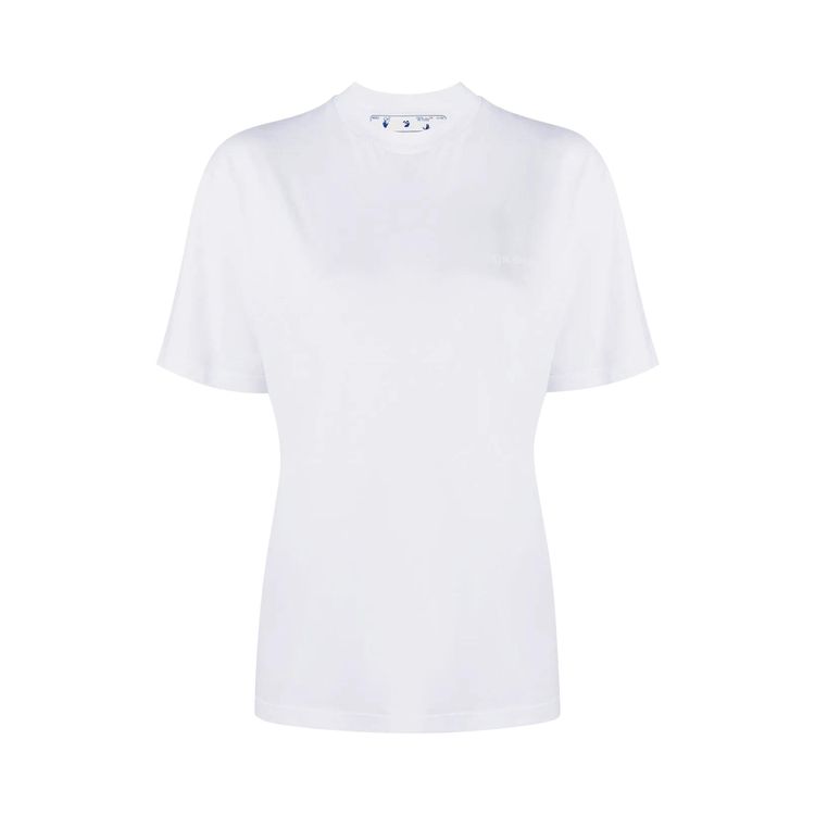 Off White Diag Regular Tee White