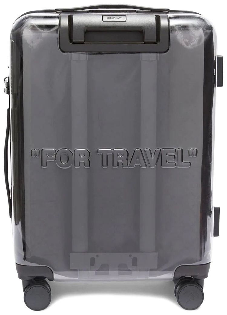 Off White Cabin Luggage Transparent