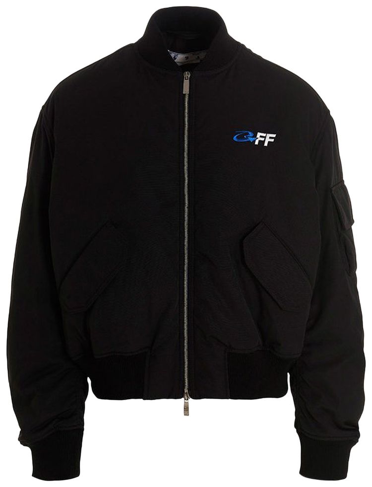 Off White Exact Opp Over Bomber BlackWhite