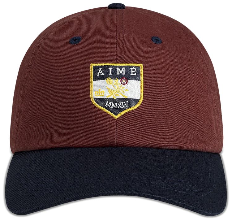 Aime Leon Dore Crest Shield Hat Cordovan  Navy Blazer