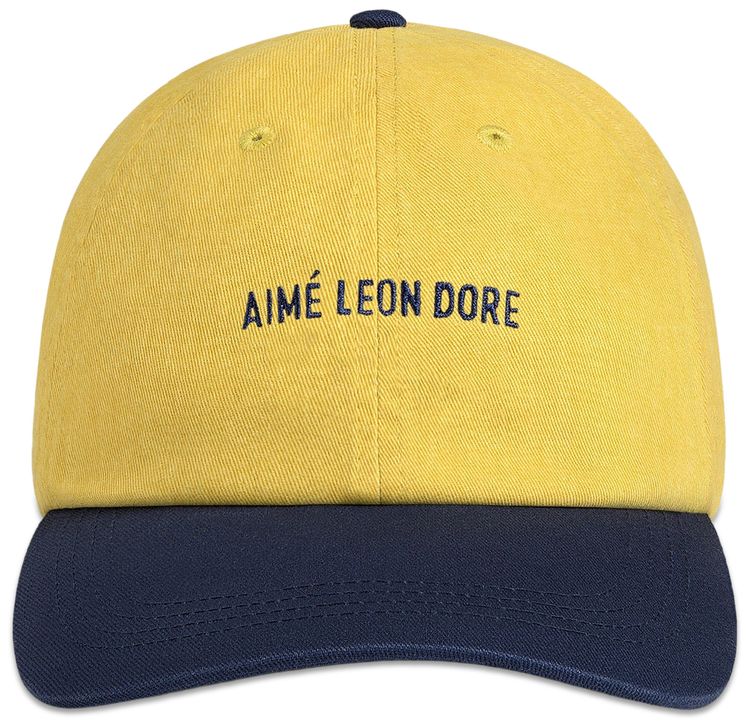 Aime Leon Dore Pigment Dyed Logo Hat Cornsilk
