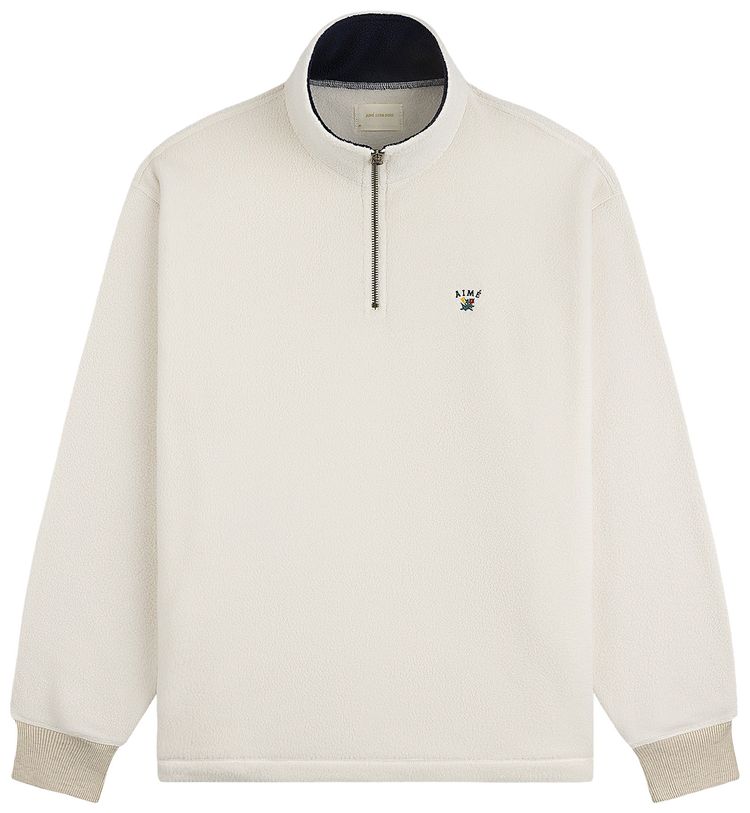Aime Leon Dore Crest Quarter Zip Fleece Pullover Pristine