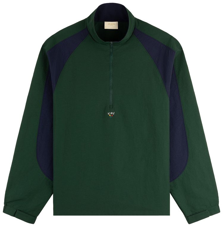Aime Leon Dore Crest Nylon Half Zip Pullover Pine Grove