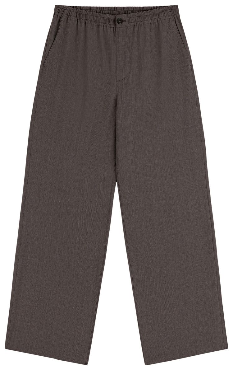 Aime Leon Dore Houndstooth Elasticated Waist Trouser Brown Houndstooth