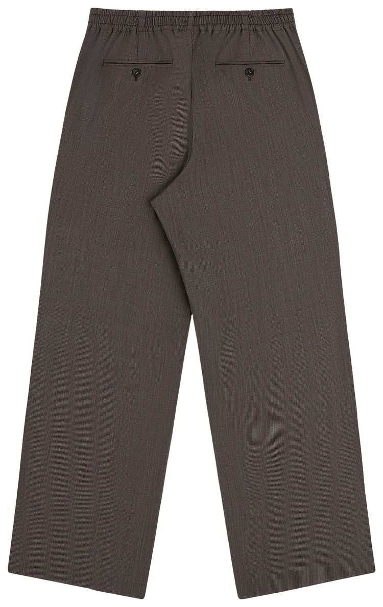 Aime Leon Dore Houndstooth Elasticated Waist Trouser Brown Houndstooth