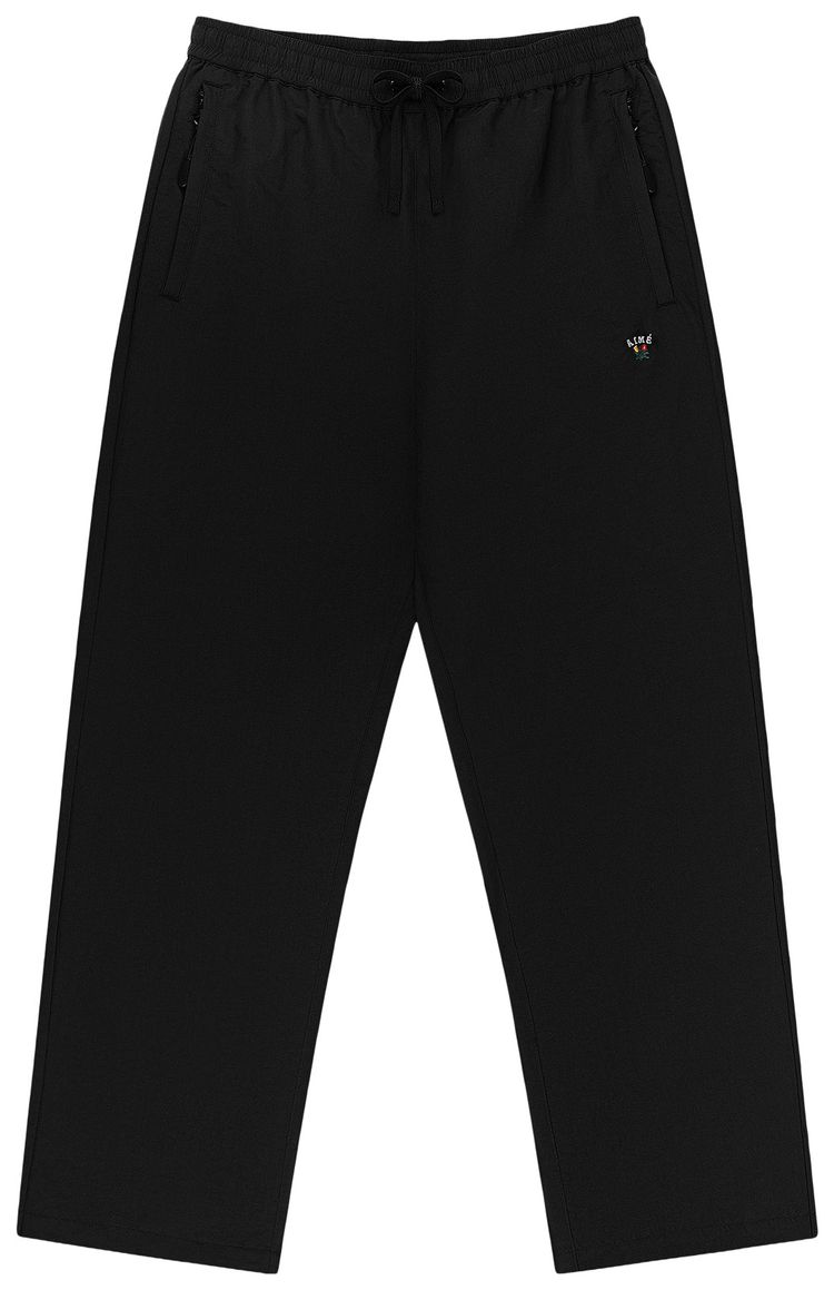 Aime Leon Dore Crest Nylon Track Pant Jet Black