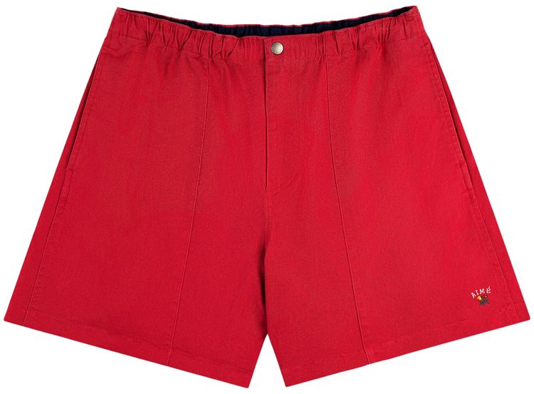 Aime Leon Dore Crest Casual Short Red
