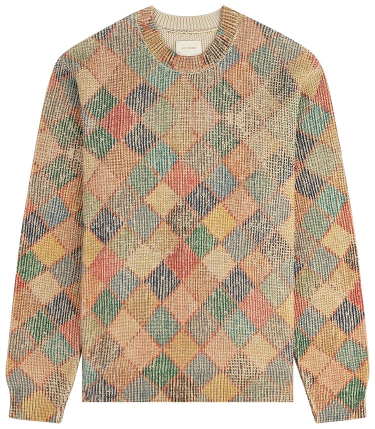 Aime Leon Dore Kilim Argyle Crewneck Sweater Multi