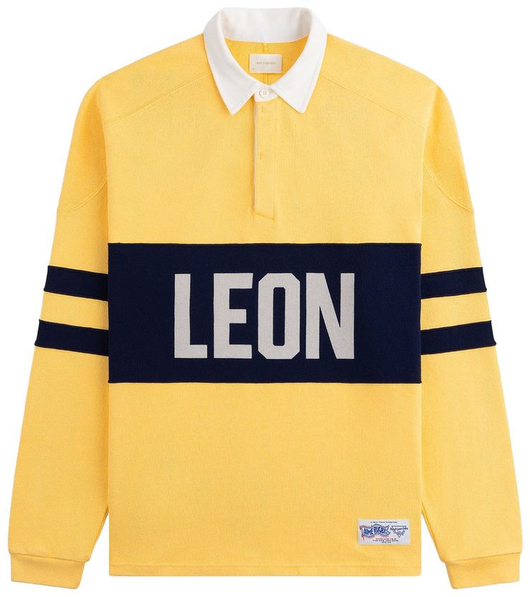 Aime Leon Dore Leon Dore Collegiate Rugby Cornsilk
