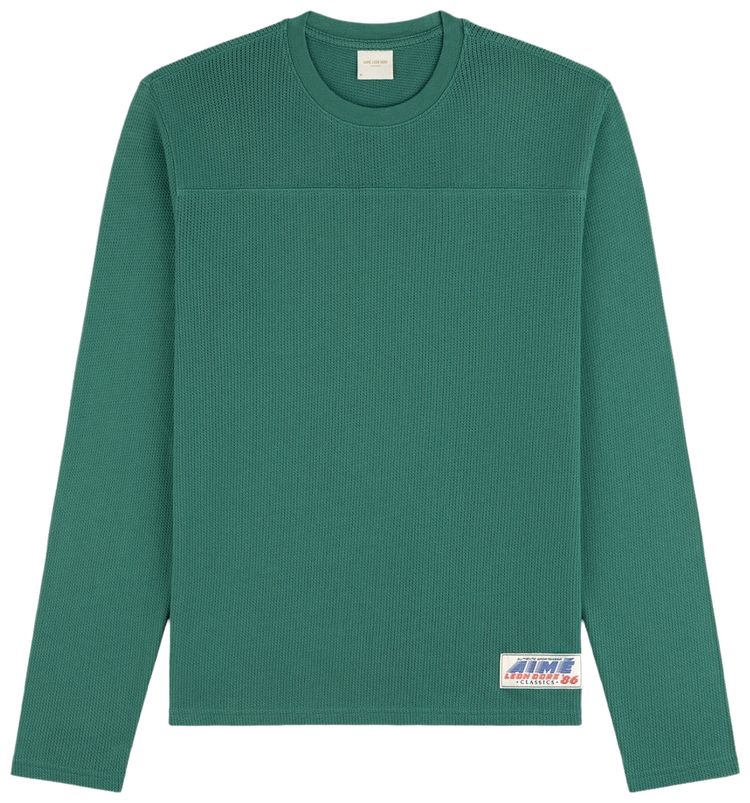 Aime Leon Dore Long Sleeve Mesh Tee Pine Green