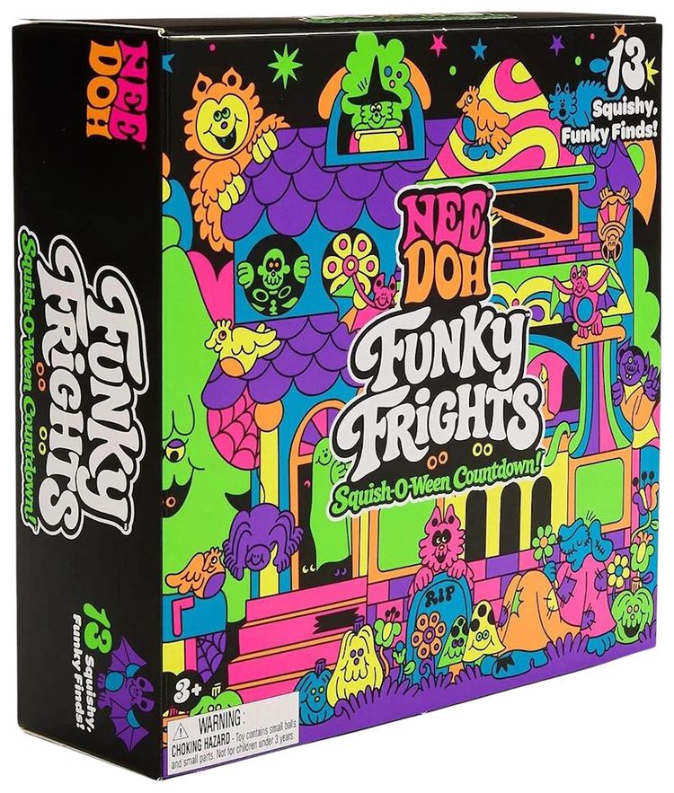 NeeDoh Funky Frights Squish O Ween Countdown Squishy Fidget Toy
