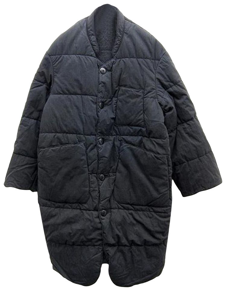 Kapital Rip Stop Quilt Samu Coat Black