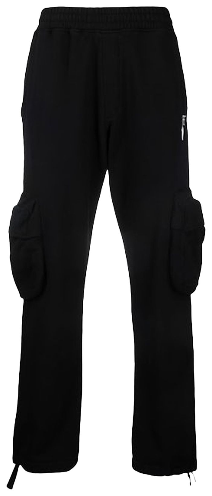 Off White 90s Logo Cargo Sweatpants BlackWhite
