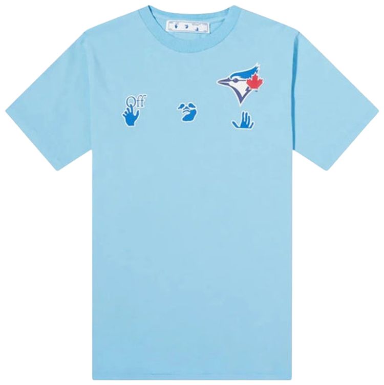 Off White x MLB Toronto Blue Jays Tee Light Blue