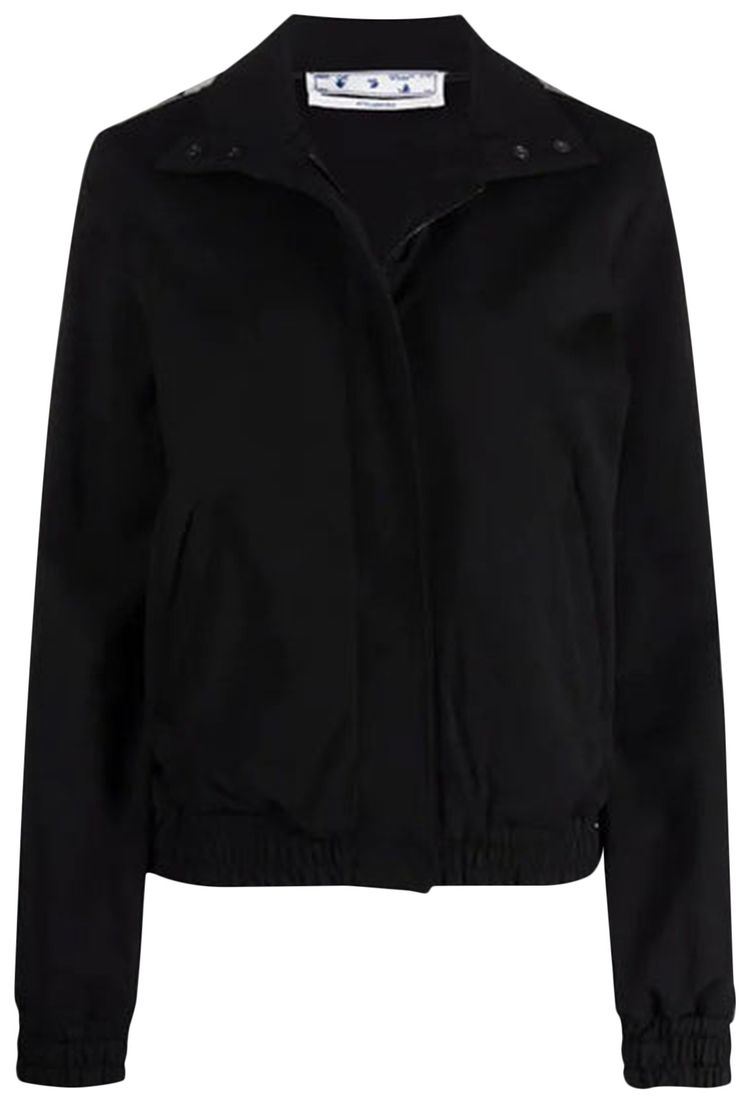 Off White Athletic Track Jacket Black