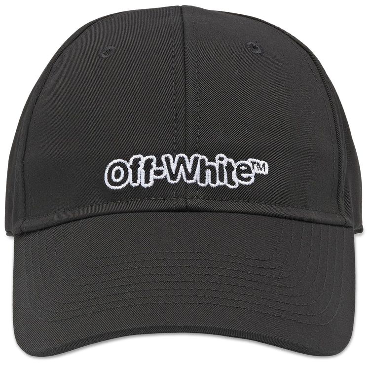 Off White Blur Baseball Cap BlackWhite