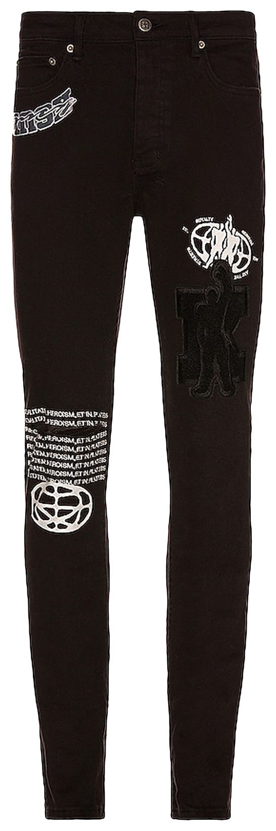 Ksubi Chitch K Patch Ace Black