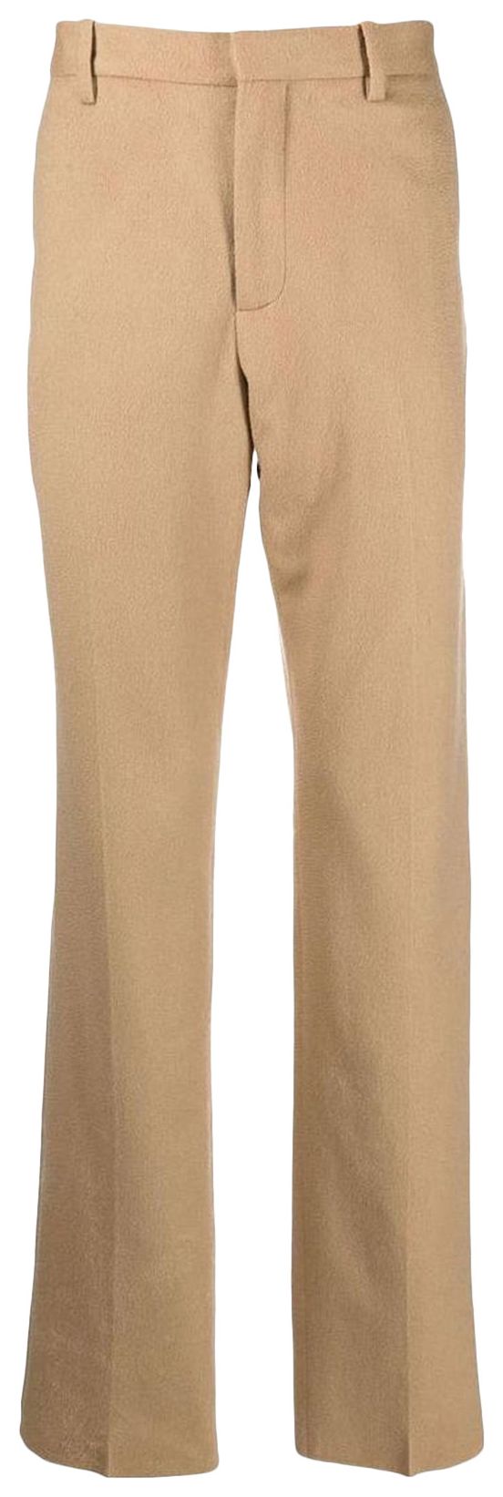 Off White Tags Cashmere Slim Pant Camel