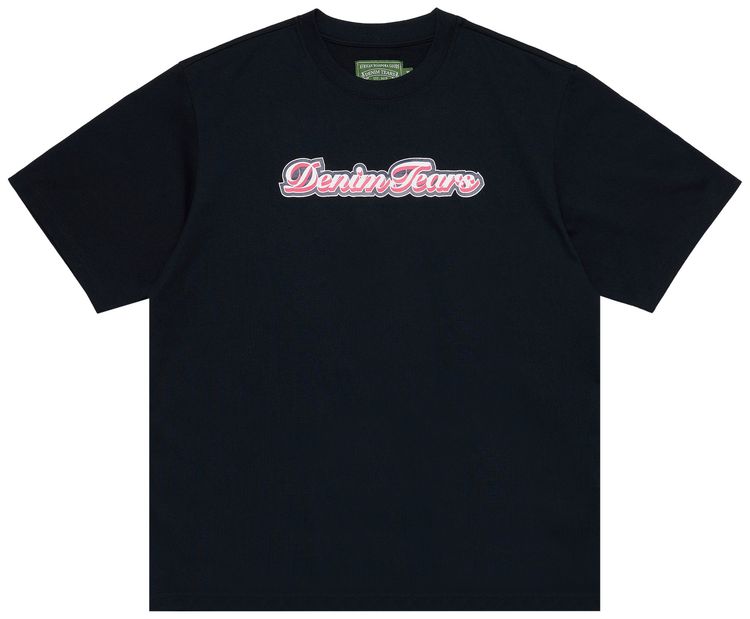 Denim Tears Hollis Font Tee Black