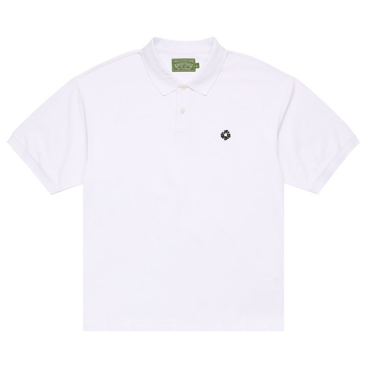 Denim Tears Wreath Polo White