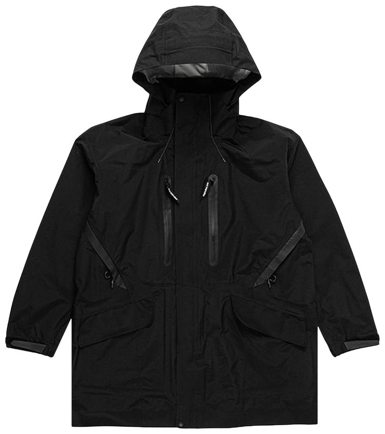 And Wander Rainproof Coat Black