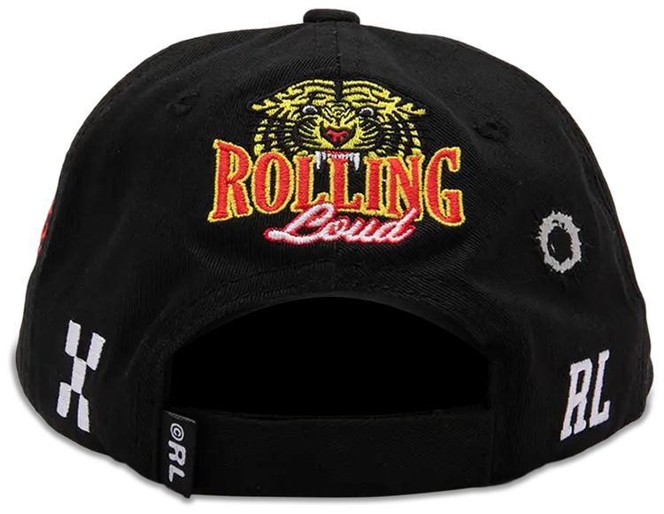 Rolling Loud Patchwork Dad Hat Black