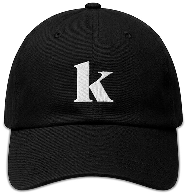Kompakt Record Bar K Logo Curved Cap Black
