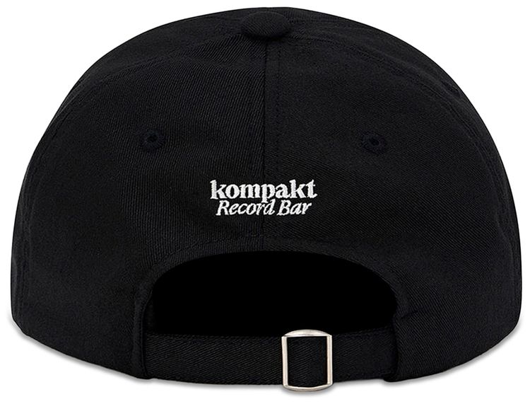 Kompakt Record Bar K Logo Curved Cap Black
