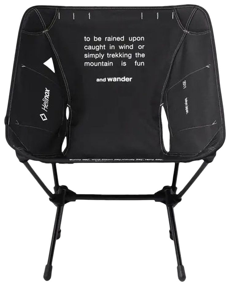And Wander x Helinox Folding Chair Black