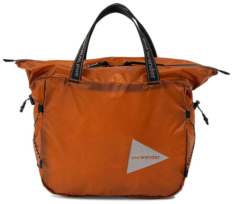 And Wander Sil Mini Tote Bag Deep Orange