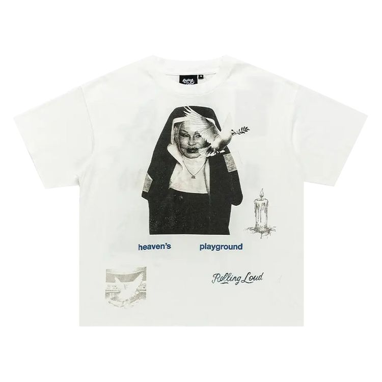 Rolling Loud Divine Misfit Tee White