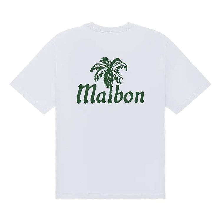 Malbon Bermuda Playa Tee Bright White
