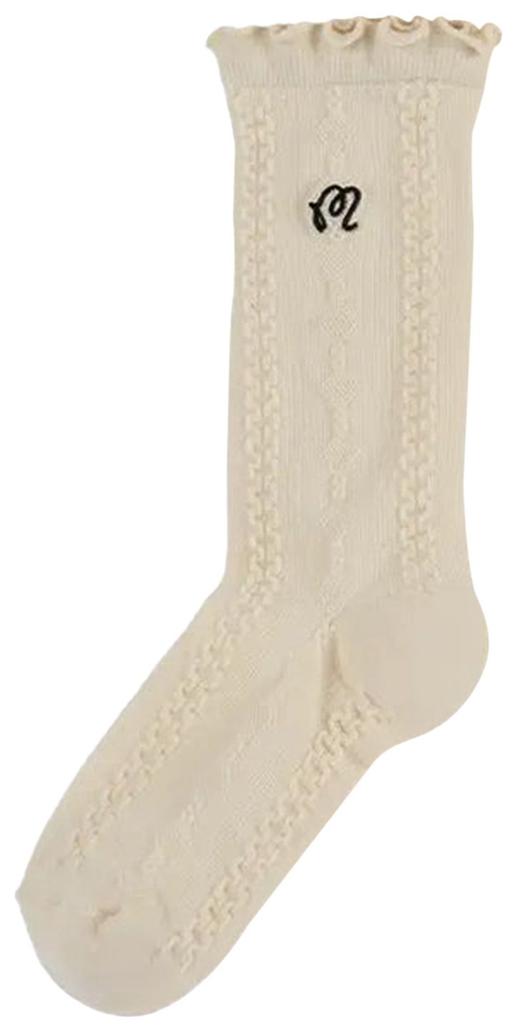 Malbon Allita Sock Cream