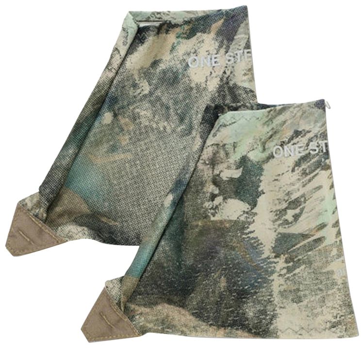 And Wander x Altra Graphic Trail Gaiter Beige