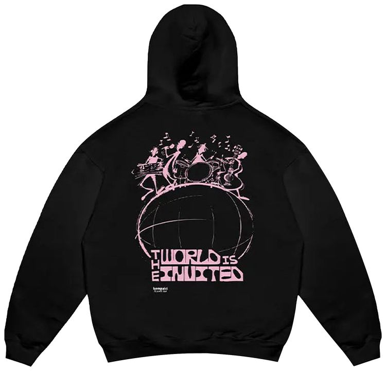 Kompakt Record Bar x Elijah Anderson Graphic Hoodie BlackPink