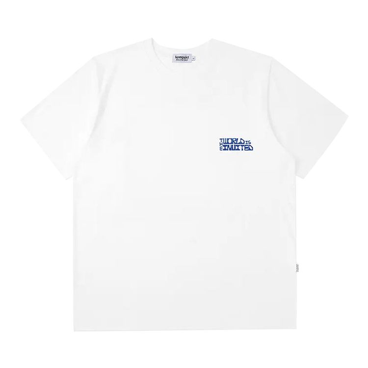 Kompakt Record Bar x Elijah Anderson Graphic Tee WhiteBlue