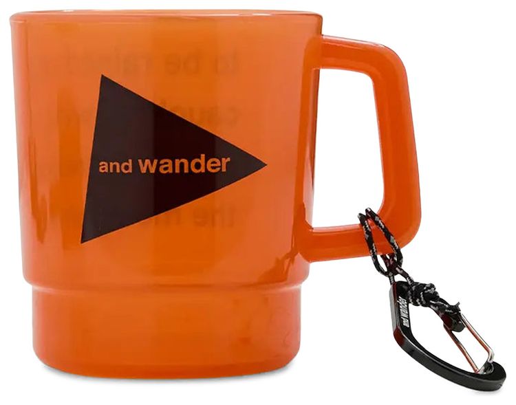 And Wander Logo Mug Orange