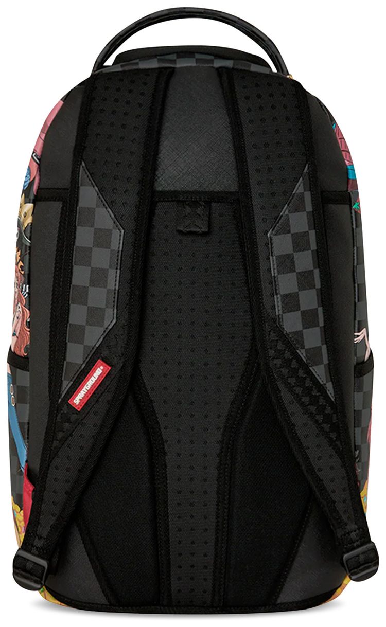Sprayground One Piece Straw Treasure Hunt Backpack Multicolor