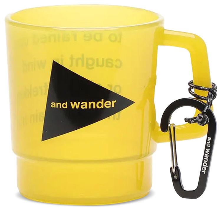 And Wander Logo Mug Yellow