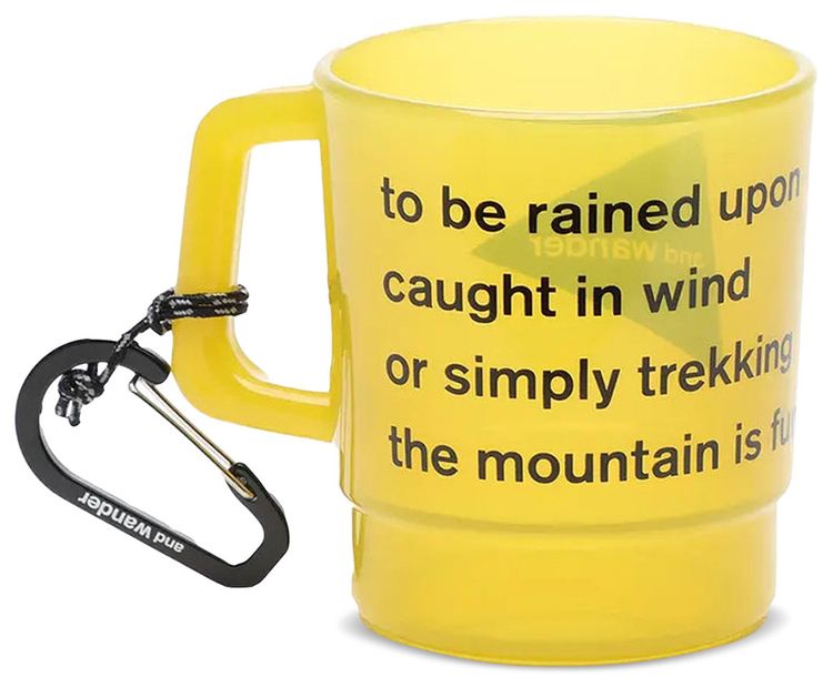 And Wander Logo Mug Yellow