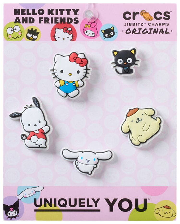 Crocs x Hello Kitty  Friends 5 Pack Jibbitz Multicolor