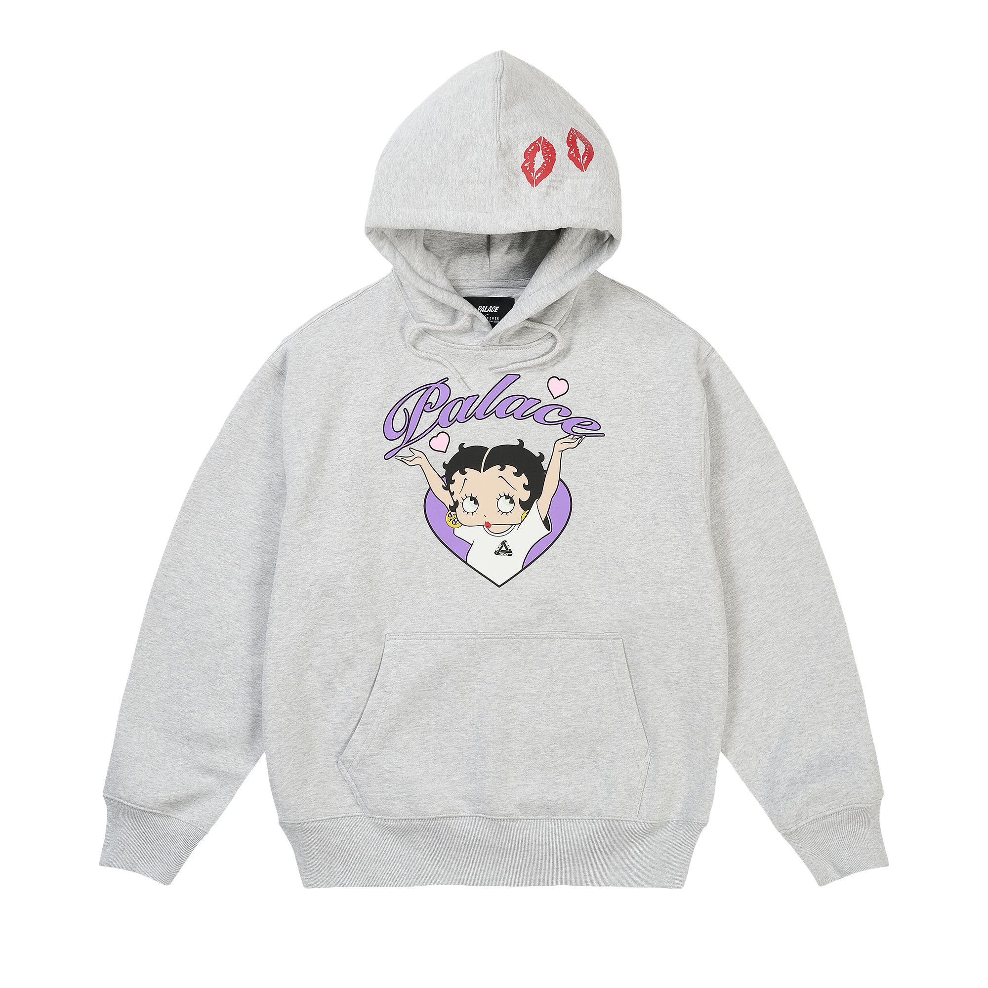 Buy Palace Betty Boop Hood 'Grey Marl' - P31HD014 | GOAT